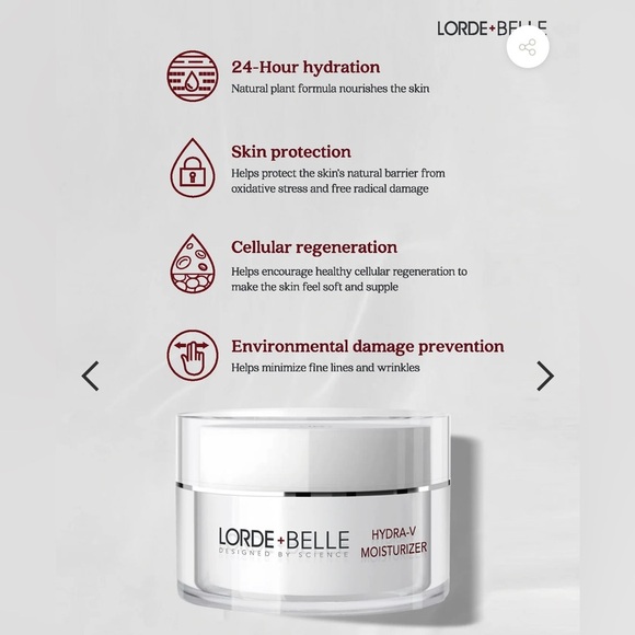LORDE & BELLE Hydra-V Moisturizer - $89 Retail - New & Sealed no box - Picture 5 of 7